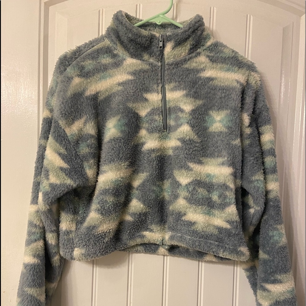 La hearts cropped sweatshirt